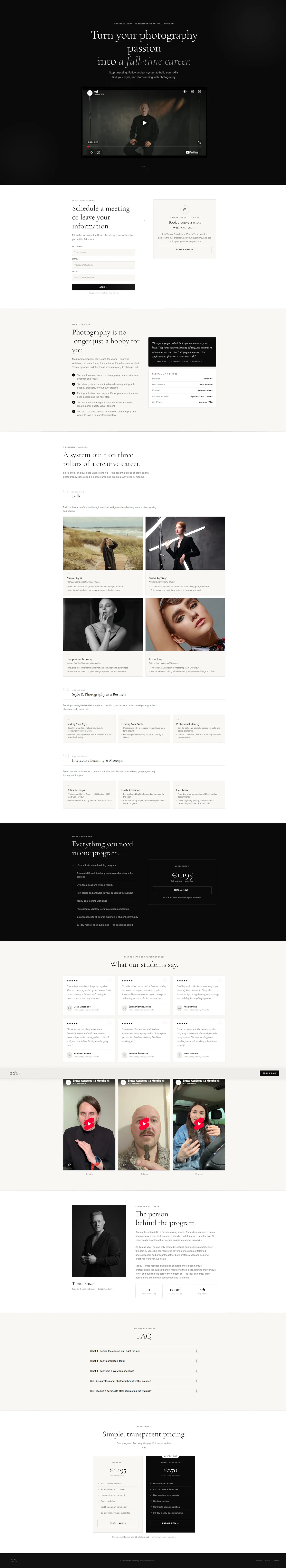 Photography website
